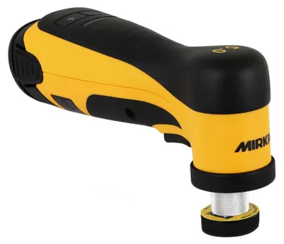 Produktbild von MIRKA Akku Blütenschleifer Akku AROS-B 150NV Ø 32 mm 5,0 mm Hub, Quick Lock-Gewinde, 4.000 - 8.000 UPM, inkl. 2 Quick-Lock Schleifteller (hart + weich) Adapter-Set (1 St)
