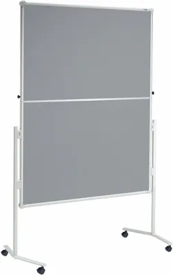 Produktbild von MAUL Moderationstafel MAULpro 150 x 120 cm mobil klappbar Textil grau