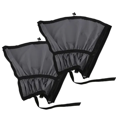 Imagen del producto de Cubrezapatos para nieve, cubrepiernas, fundas elásticas para piernas, protectores para piernas contra mosquitos para montañismo, cubrezapatos para montañismo