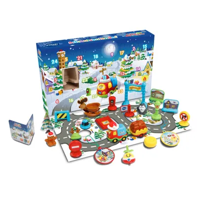 Produktbild von VTech Tut Tut Baby Flitzer Adventskalender, Fahrzeug- & Schienen-Set, 1 Jahr(e), AAA, Mehrfarbig
