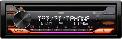 Zdjęcie produktu dla JVC KD-DB922BT Czarny 200 W Bluetooth (KDDB922BT)