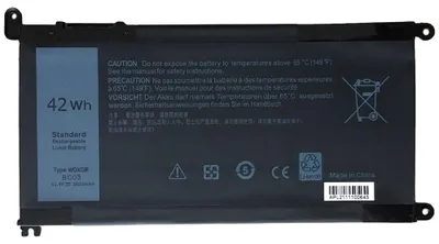 Obrázok produktu pre TRX batéria WDX0R/ 11.4V/ 3600 mAh/ Li-Ion/ Dell Inspiron 5368 5378 5379 5482 5565 5567 5568 5570 7560/ neoriginálna