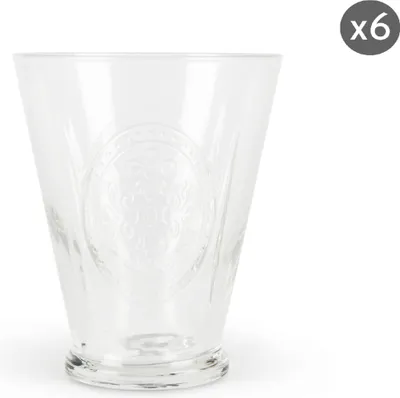Produktbild von Excelsa Set Von 6 Wasserglas Victoria Glas 34 Cl Transparent