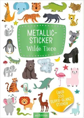Obrázek produktu pro Metallic-Sticker - Wilde Tiere