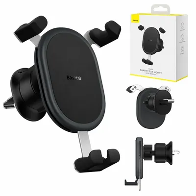 Zdjęcie produktu dla Baseus SUWX020001, Telefon komórkowy/Smartfon, Uchwyt aktywny, Samochód, Czarny