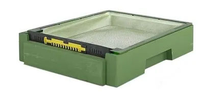 Produktbild von Bee Home Hygienischer Boden aus Styropor für DNM & Zander Bienenbeute | Varroaboden, Gitterboden | Kompatibel mit 12 DNM oder 10 Zander Rähmchen|
