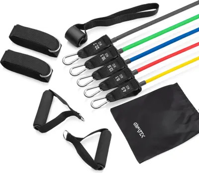 Obrázok produktu pre Gymtek® Theraband Set - 5 kusov, 4,5-22,7 kg - fitness gumy, odporové gumy, gymnastické gumy - joga, pilates, silový tréning