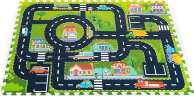 Produktbild von Schaumstoffmatte/Puzzle für Kinder Stadtstraßen