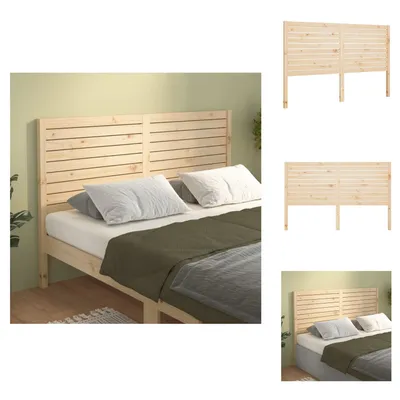 Produktbild von vidaXL Kopfteil 206x4x100 cm Massivholz Kiefer -  Kopf- & Fußenden