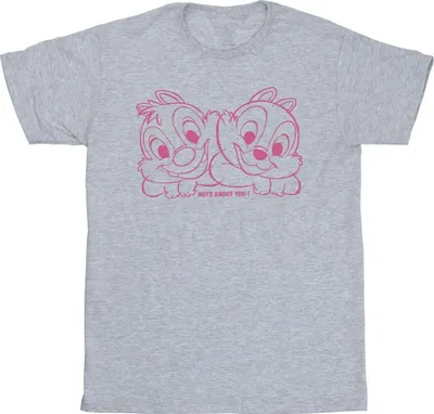 Produktbild von Disney - "Chip 'n' Dale Nuts About You" T-Shirt für Herren BI20665 (L) (Grau)