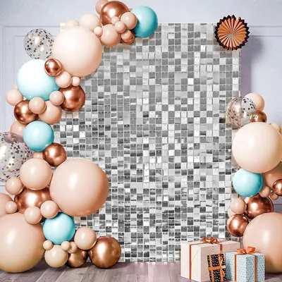 Immagine prodotto di Solidchoice - Set di 24 pannelli decorativi scintillanti per sfondi, ideali per feste