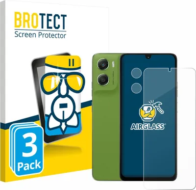 Produktbild von 3x BROTECT Schutzglas für Motorola Moto G06 (Display+Kamera) Schutzfolie Panzer Folie Glas Display Schutz klar