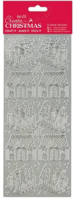 Produktbild von Scrapbooking-Aufkleber, silber, Einheitsgröße
