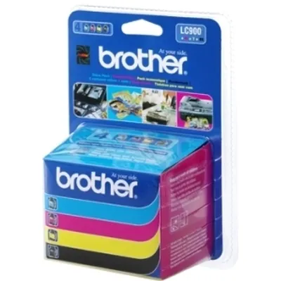 Produktbild von Brother LC-900VALBPDR, Schwarz, Cyan, Magenta, Gelb, Multipack