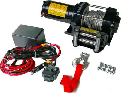 Obrázok produktu pre Varan Motors - sc3.0X Elektrický lanový navijak 12V 1360kg 1000W, dĺžka lana 9,2m priemer 5,5mm