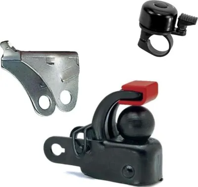 Produktbild von Hebie Fahrrad Anhängerkupplung F1 Kugelfahrradanhängerkupplung inkl. 1 x Fahrradklingel