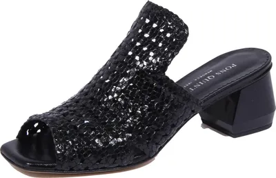 Produktbild von 1986J sandalo donna schwarz PONS QUINTANA BAYONA intrecciato geflochtener Schuh Frau