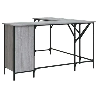 Produktbild von Schreibtisch Grau Sonoma 141x141x75 cm Holzwerkstoff