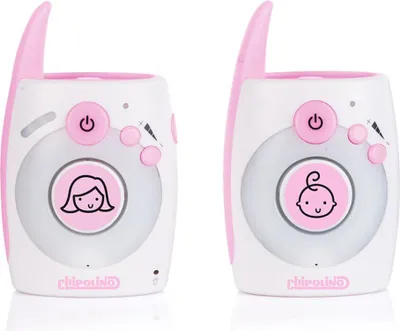 Produktbild von Chipolino Babyphone Astro, 300 m Reichweite, Zweiwege-Kommunikation, USB Adapter rosa