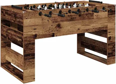 Produktbild von vidaXL Tischfußballtisch Altholz 146,5 x 74 x 85 cm Holzwerkstoff