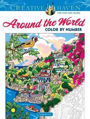 Produktbild von Creative Haven Around the World Color by Number