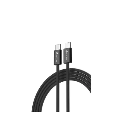 Produktbild von Ladekabel Smart EC325 PD USB-C - USB-C 1,0 m 60W 3A schwarz - Datenkabel 1 m Schwarz