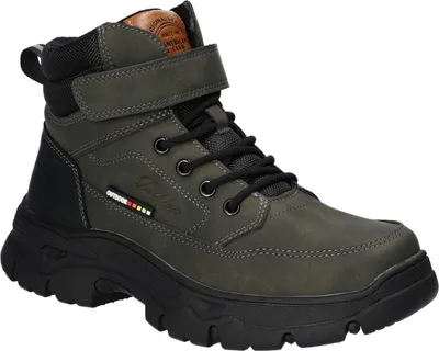 A single boot is shown against a white background.