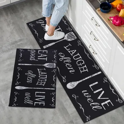 Productafbeelding van Famanu Keukenmatten Set, antislip - 50 x 80 cm en 50 x 150 cm