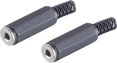 Zdjęcie produktu dla shiverpeaks BS51311-2, 2.5 mm, Czarny, Żeńska, Prosty, 2 szt.