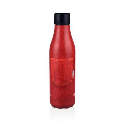 Produktbild von LES ARTISTES A-2073 Isolierflasche 500ml, Denim rot