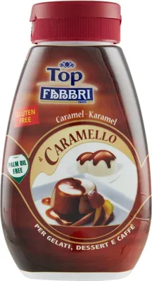 Produktbild von 3x Fabbri Topping Caramello süße Karamellsauce für Eis, Desserts und Kaffee 225g Gluten-frei gebrauchsfertige Sauce dessertsaucen