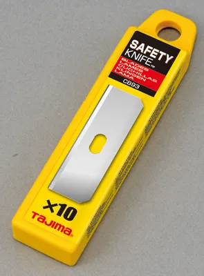 Produktbild von Tajima Ersatzklinge CB93H für Sicherheitsmesser LC959 56 mm x 18 mm 10 Stück