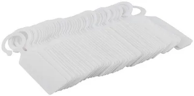 Image de Étiquette en plastique blanc pour plantes et arbres - Étiquettes de jardin