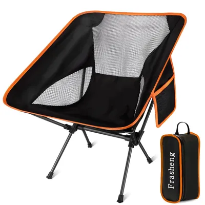 Immagine prodotto di Sedia da campeggio pieghevole, leggera e portatile, sedia da spiaggia con borsa per il trasporto, portata massima 150 kg