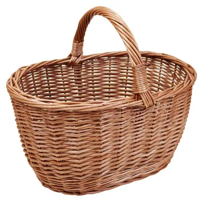 Produktbild von Korb aus Weidengeflecht für Obst und Gemüse, 45 x 31 cm