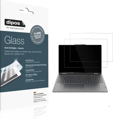 Zdjęcie produktu dla 2x dipos GlassCC Lenovo Yoga Pro 9 14 Zoll
