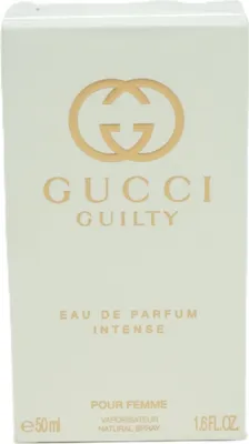Produktbild von Gucci Guilty Intense Pour Femme, Frauen, 50 ml, Nicht nachfüllbare Flasche, Spray, ALCOHOL DENAT., PARFUM/FRAGRANCE, AQUA/WATER/EAU, BENZYL SALICYLATE, LIMONENE, ALPHA-ISOMETHYL...