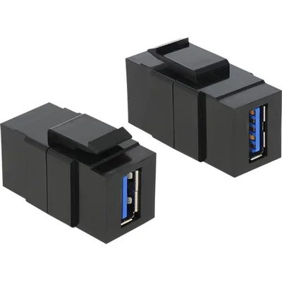 Obrázek produktu pro DeLOCK 86369, Černá, USB 3.0 A, USB 3.0 A, 35,2 mm, 17,1 mm, 22,3 mm
