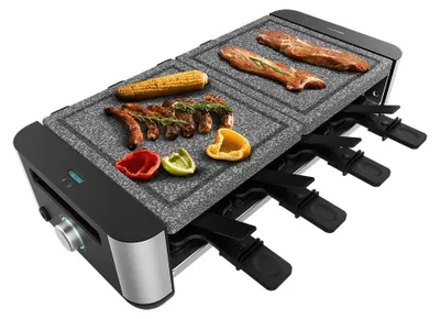 Image de Raclette et grill 16000 en acier inoxydable, modèle Allstone