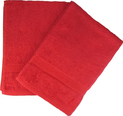 Produktbild von Premium Handtücher 500g/m² aus 100% Baumwolle (Gästetuch - 30x50cm - 2er Set - Rot)