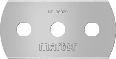 Produktbild von MARTOR 10 x INDUSTRIEKLINGE, Ersatzklingen Cuttermesser, Sicherheitsmesser, 22 mm, Scharf, Im Spender, 4-fach Nutzbar, NR. 36020