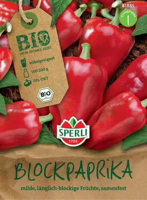 Produktbild von SPERLI  Blockpaprikasamen Jubilandska Capsicum annuum 23 Pflanzen