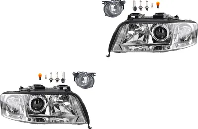Produktbild von Johns, Scheinwerfer Satz Xenon passend für Audi A6 4B 08/01-01/05 D2S +Nebel+Leuchtmit. 4B0941029R 4B0941030R 4B0941699C 4B0941700C