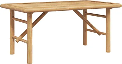 Image de Table basse Marron 90 x 50 x 43 cm Bambou