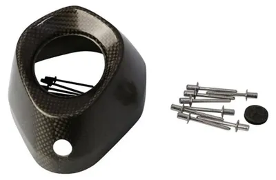 Produktbild von Akrapovic Carbon V-ec56 Auspuffblende Silber  Silber One Size
