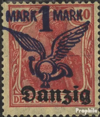 Produktbild von Briefmarken Danzig 1920 Mi 52 Gefälligkeitsentwertung gestempelt Flugpost