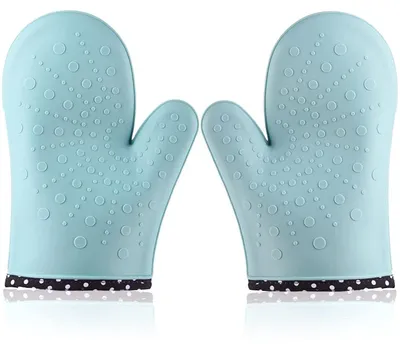 Productafbeelding van Solidchoice - Siliconen Ovenhandschoenen Hittebestendig en Antislip