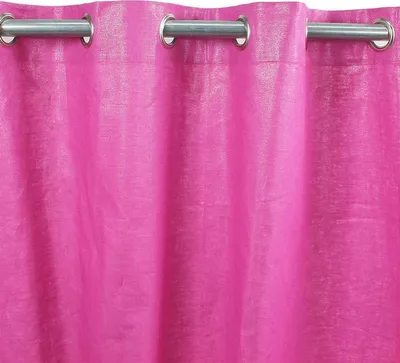 Immagine prodotto di Tenda fucsia in cotone, lino e Poliestere 140x250