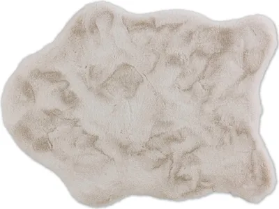 Produktbild von SCHÖNER WOHNEN-Kollektion Moderner Kunstfellteppich TENDER Creme 60 x 90 cm