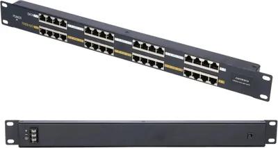 Produktbild von Extralink 16 Port PoE-Injektor 16x 100Mb/s RJ45, Rackmontage